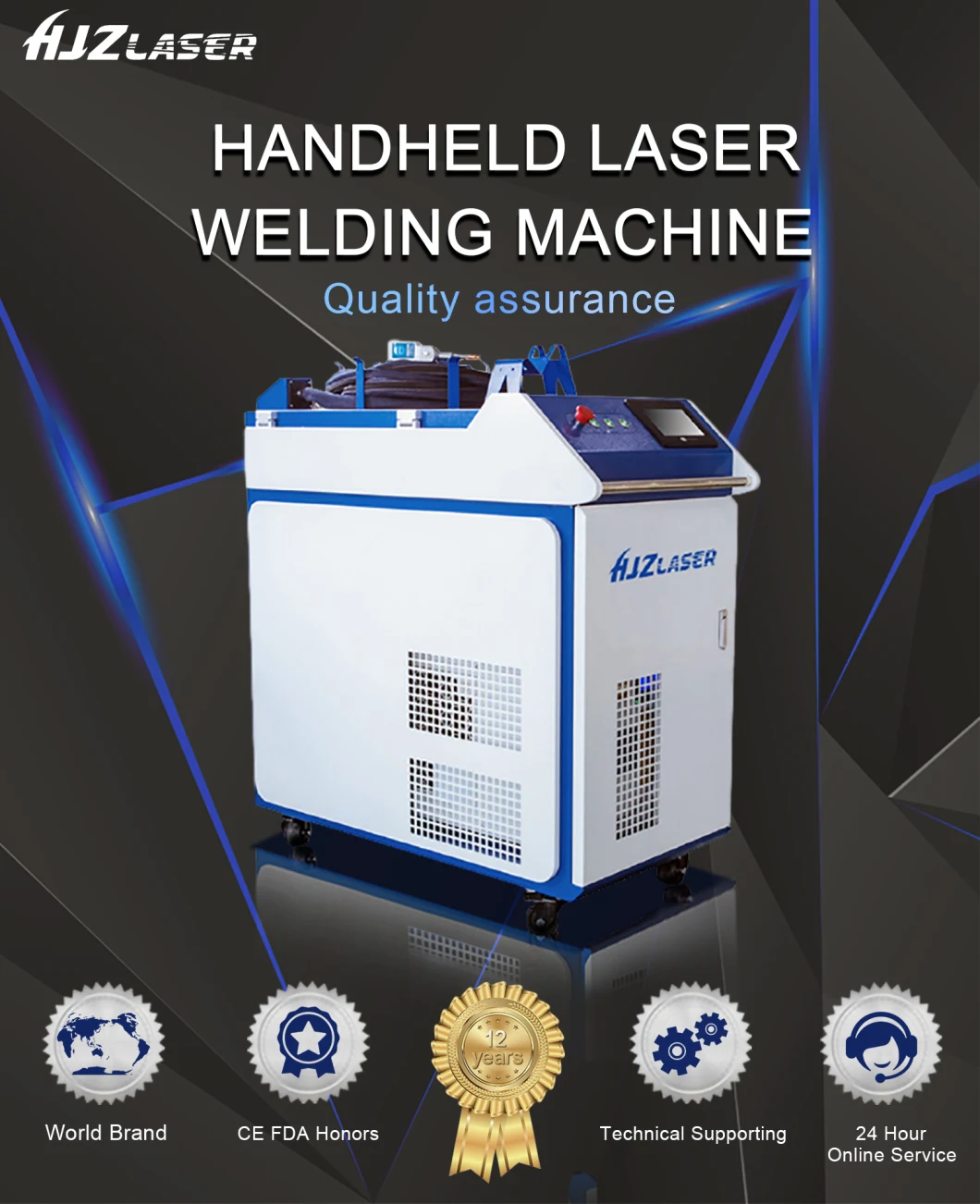 1000W Continuous Hand Held Laser Welding Machine for Steel Chair Leg