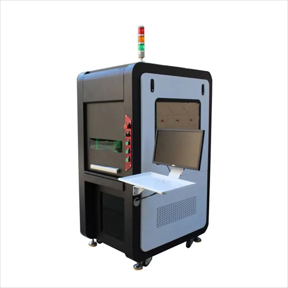 Raycus Max Jpt Laser 20W 30W 50W Full Enclosed Fiber Laser Marking Machine