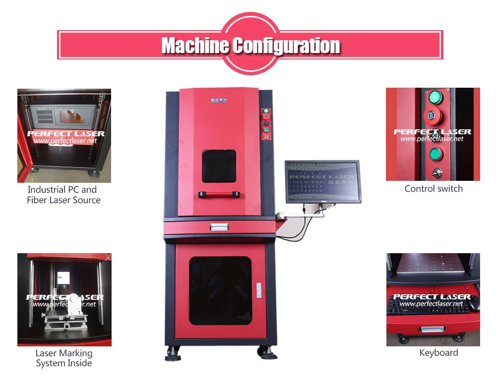 Pedb-500 Full Enclosed Jewelry Ring Laser Engraving Marking Machine