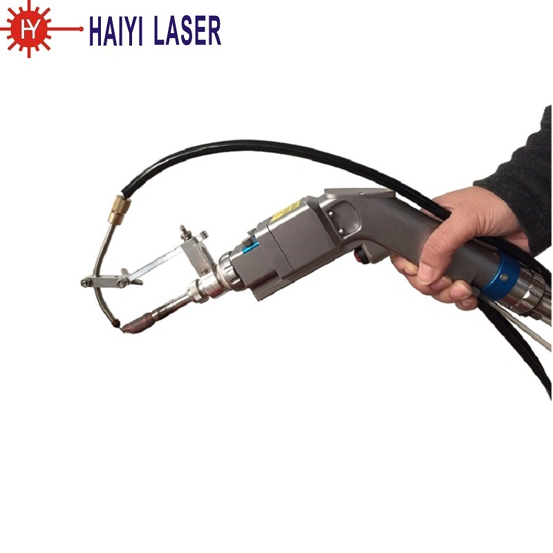 Portable Continuous Wobble Hand Hold 2000W Laser Welding Gun with Auto Wire Feeder System Aluminum